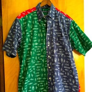 Vintage Nautica tied knots buttondown